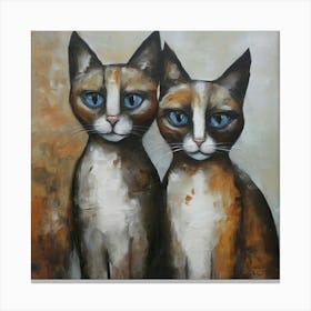 Cats 3 Canvas Print