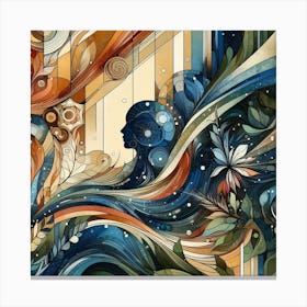 Abstract Painting 1 Canvas Print