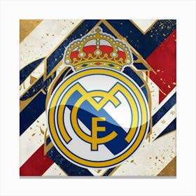 Real Madrid CF Logo Wall Art 6 Canvas Print