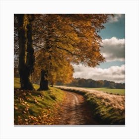 Autumn Road 5 Canvas Print