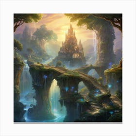 Fairytale Castle Canvas Print