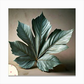 Almond leaf Canvas Print