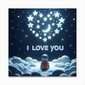 I Love You 8 Canvas Print