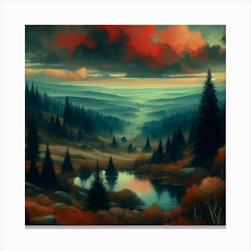 Landscape Painting 269 Canvas Print