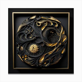 Yin And Yang Canvas Print