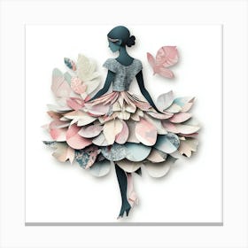 Paper Cut Art Canvas Print