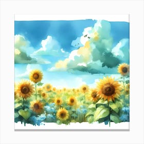 Sunflowers 3 Canvas Print