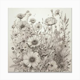 Wildflowers 1 Canvas Print