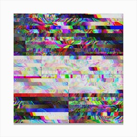Accidentally Glitched Canvas Print