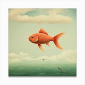 Fish In The Water 1 Canvas Print