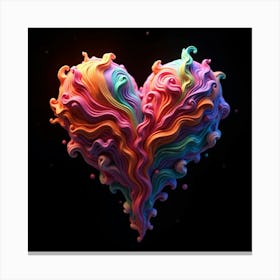 Heart Shape Canvas Print