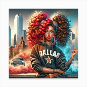 Dallas Girl 1 Canvas Print