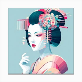 Japan Geisha Visual 68 Canvas Print