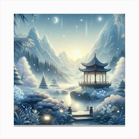 Chinese Pagoda Canvas Print