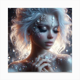 Snow Girl 1 Canvas Print