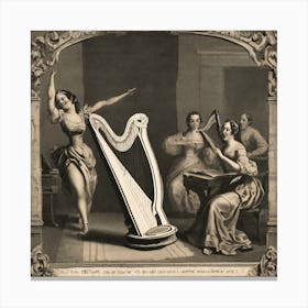 Harpists Canvas Print