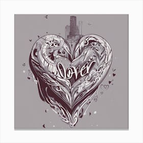 Love In The City Canvas Print