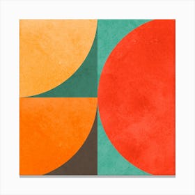 Color geometry in harmony 1 Canvas Print