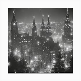 Ottawa City At Night Canvas Print