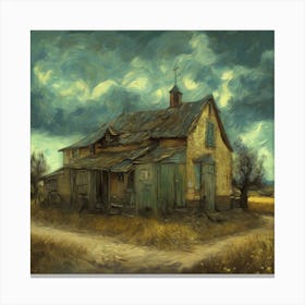 Old House In The Countryside 1 Canvas Print