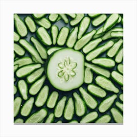 Cucumber As A Logo Haze Ultra Detailed Film Photography Light Leaks Larry Bud Melman Trending (7) Canvas Print