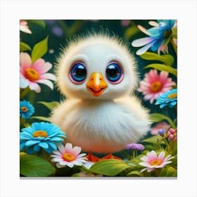 Cute Little Chick Canvas Print