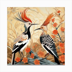 Bird In Nature Hoopoe 1 Canvas Print