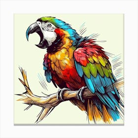 Parrot 5 Canvas Print