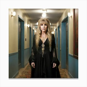 Stevie Nicks Hallway Art Print 0 1 Canvas Print