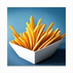 French Fries In A Bowl 1 Canvas Print