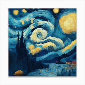 Starry Night Canvas Print