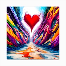 Heart Of Love Canvas Print