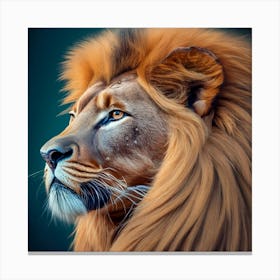 Lion Portrait Canvas Print