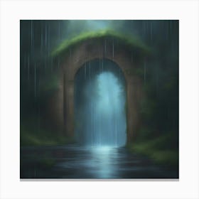 Archway portal Canvas Print