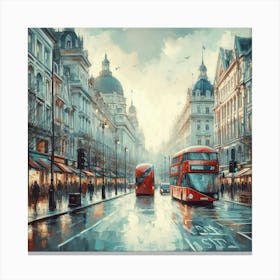 Streets Of London 4 Canvas Print