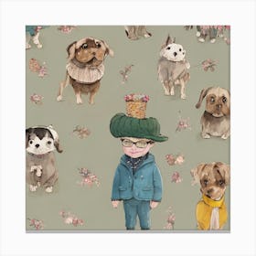 Dog lovers Canvas Print