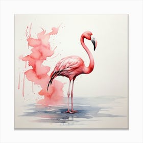 Pink Flamingo 1 Canvas Print