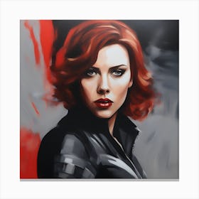 Black Widow Canvas Print