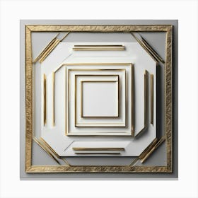 Gold Frame 1 Canvas Print