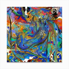 Abstract painting art 41 Canvas Print