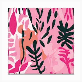 Matisse Cutout Pink Art print 3 Canvas Print