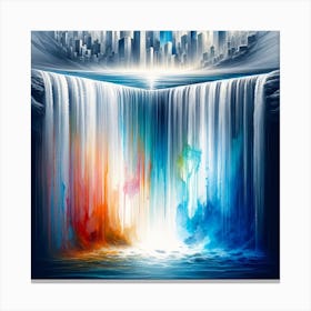 The Source - Watercolor/Oil Canvas Print