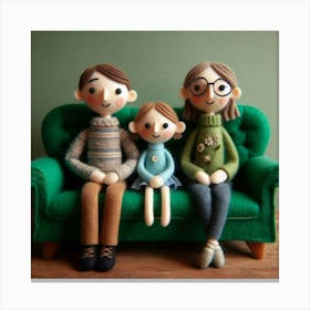 Family Portrait 1 Canvas Print