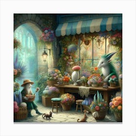 Flower Shop 1 Canvas Print