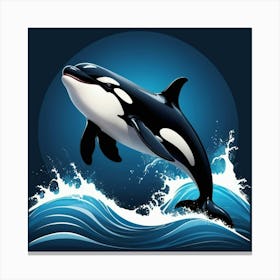 Orca Whale Canvas Print