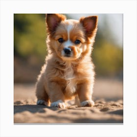 Chihuahua Puppy Canvas Print