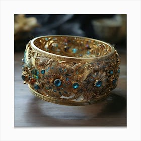 Gold Bangle Canvas Print