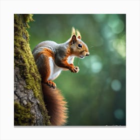 Red Squirrel 20 Canvas Print