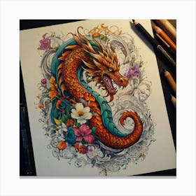 Dragon 2 Toile