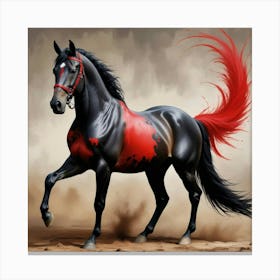 Horse Painting 2 Canvas Print